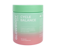 Glowbody Supps Cycle Balance Supplement packaging on a white background. Female multi vitamin