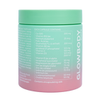 Glowbody Supps Female Fertility Supplement packaging on a white background. Ingredient panel, female multi vitamin
