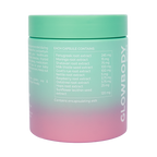 Glowbody Supps Let Me Lactate Supplement packaging on a white background. Ingredient panel. Female multi vitamin. Lactation Supplement